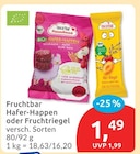 Hafer-Happen von Fruchtbar für 1,49 € bei budni im Angebot Hafer-Happen von Fruchtbar im aktuellen budni Prospekt