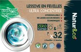 (1)Lessive en feuilles ultra concentrée zéro plastique fraîcheur naturelle - NATUR&CO en promo chez Cora Haguenau à 9,99 €