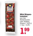 Herzstücke Mini Rispentomaten Angebote von Edeka bei E center Ludwigshafen für 1,99 €