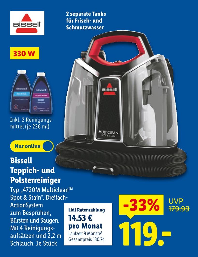 Teppich- und Polsterreiniger