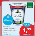Sahne Joghurt von Alnatura im aktuellen budni Prospekt