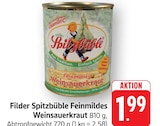 Feinmildes Weinsauerkraut Angebote von Spitzbüble bei E center Rottenburg für 1,99 €