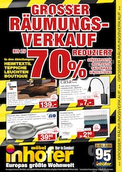 Möbel Inhofer Möbel & Einrichtung Prospekt der aktuellen Woche mit 12 Seiten, gültig von 04.02.2026 bis 21.02.2026, in Laichingen und Umgebung Aktueller Möbel Inhofer Möbel & Einrichtung Prospekt in Laichingen und Umgebung, "GROSSER RÄUMUNGSVERKAUF" mit 12 Seiten, 04.02.2026 - 21.02.2026