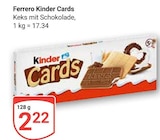 Kinder Cards Angebote von Ferrero bei GLOBUS Koblenz für 2,22 €