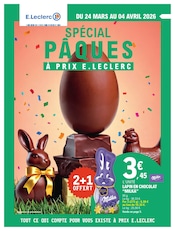 Catalogue E.Leclerc à Tonnerre cette semaine, valable du 24/03/2026 au 04/04/2026 Prospectus E.Leclerc à Tonnerre, "SPÉCIAL PÂQUES À PRIX E.LECLERC", 84 pages de promos valables du 24/03/2026 au 04/04/2026