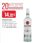 Rhum - BACARDI - Supermarchés Match à Mulhouse Rhum - BACARDI en promo chez Supermarchés Match Mulhouse à 14,32 €