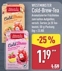 Cold-Brew Tea Peach Passion Fruit bei ALDI Nord im Heiligenstedtenerkamp Prospekt für 1,19 €