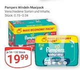 Windeln Maxipack im Angebot bei GLOBUS in Weinheim Windeln Maxipack Angebote von Pampers bei GLOBUS Weinheim für 19,99 €