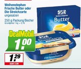 Frische Butter im Angebot bei EDEKA in Ahaus Frische Butter Angebote von Weihenstephan bei EDEKA Ahaus für 1,29 €