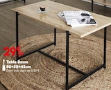 Table Basse en promo chez Maxi Bazar Calais à 29,99 €