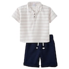 Baby T-Shirt und Shorts im Set für 13,00 € bei Ernstings family im Angebot Baby T-Shirt und Shorts im Set im aktuellen Ernstings family Prospekt