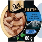 Filet au poulet et au thon pour chat - SHEBA à 0,43 € dans le catalogue Intermarché Hyper