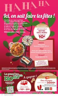 Prospectus Netto de la semaine "Ici, on sait faire les fêtes !" avec 16 pages, valide du 26/12/2025 au 31/12/2025 pour Gaillan-en-Médoc et alentours