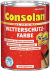 Wetterschutz-Farbe im Angebot bei toom Baumarkt in Bad Homburg Wetterschutz-Farbe Angebote von Consolan bei toom Baumarkt Bad Homburg für 14,99 €