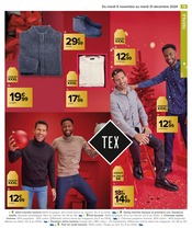 Promos Pantalon Homme dans le catalogue "JOYEUX NOËL & MEILLEURS PRIX" de Carrefour à la page 81