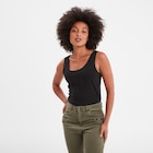 Promo Débardeur bretelles larges coton noir femme à 4,99 € dans le catalogue La Halle à Saint-Aubin-lès-Elbeuf