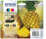 Pack de 4 cartouches d'encre 604 xl ananas - EPSON - Bureau Vallée à Montbéliard Pack de 4 cartouches d'encre 604 xl ananas - EPSON en promo chez Bureau Vallée Montbéliard à 74,90 €