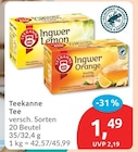Ingwer Lemon von Teekanne im aktuellen budni Prospekt