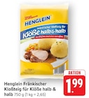 Fränkischer Kloßteig für Klöße halb & halb bei EDEKA im Jestetten Prospekt für 1,99 €