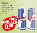 Energy Drink im V-Markt Prospekt Energy Drink von Red Bull im aktuellen V-Markt Prospekt für 0,85 €