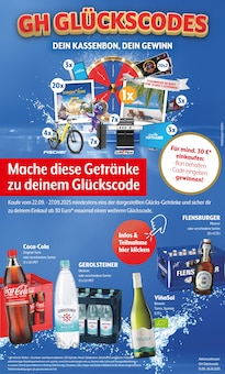 Coca Cola im aktuellen Getränke Hoffmann Prospekt (Gladbeck) Coca Cola im Getränke Hoffmann Prospekt "Aktuelle Angebote" mit 12 Seiten (Gladbeck)