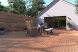 Lame de terrasse pin marron à Brico Dépôt dans Pavie