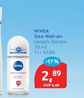 Deo-Roll-on von NIVEA im aktuellen budni Prospekt