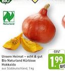 Bio Naturland Kürbisse Hokkaido im Angebot bei E center in Waiblingen Bio Naturland Kürbisse Hokkaido Angebote von Unsere Heimat – echt & gut bei E center Waiblingen für 1,99 €