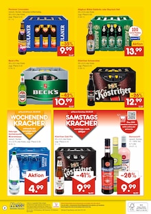 Bier im Netto Marken-Discount Prospekt "DER ORT, AN DEM DU IMMER AUSGEZEICHNETE PREISE FINDEST." mit 2 Seiten (Falkensee)