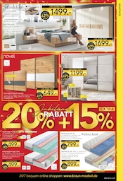 Schlafzimmer im BRAUN Möbel-Center Prospekt in Pirmasens Aktueller BRAUN Möbel-Center Prospekt mit Schlafzimmer, "Großes Jubiläumsfest", Seite 9