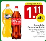 Coca-Cola Fanta oder Sprite im Angebot bei WEZ in Bad Oeynhausen Coca-Cola Fanta oder Sprite Angebote bei WEZ Bad Oeynhausen für 1,11 €