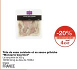 Tête de veau cuisinée et sa sauce gribiche - Monoprix Gourmet dans le catalogue Monoprix