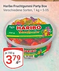 Fruchtgummi Party Box Angebote von Haribo bei GLOBUS Bochum für 3,79 €