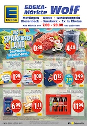 EDEKA Supermarkt Prospekt der aktuellen Woche mit 24 Seiten, gültig von 22.09.2025 bis 27.09.2025, in Ibbenbüren und Umgebung Aktueller EDEKA Supermarkt Prospekt in Ibbenbüren und Umgebung, "Aktuelle Angebote" mit 24 Seiten, 22.09.2025 - 27.09.2025