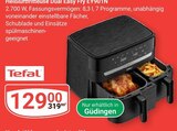 Heißluftfritteuse Dual Easy Fry EY901N von Tefal im aktuellen GLOBUS Prospekt