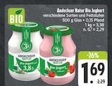 Bio-Joghurt mild Angebote von Andechser Natur bei EDEKA Plauen für 1,69 €