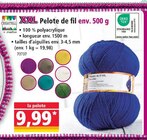 XXL Pelote de fil env. 500 g en promo chez Norma Reims à 9,99 €