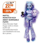 MONSTER HIGH ABBEY BOMINABLE PUPPE von MATTEL im aktuellen Müller Prospekt für 27,99 €