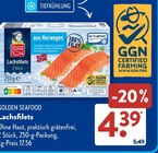 Lachsfilets im ALDI SÜD Prospekt Lachsfilets von Golden Seafood im aktuellen ALDI SÜD Prospekt für 4,39 €