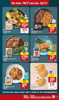 Promotion Poisson dans le prospectus Aldi, valable du 18/11/2025 au 24/11/2025 Promo Poisson dans le catalogue Aldi du moment à la page 5