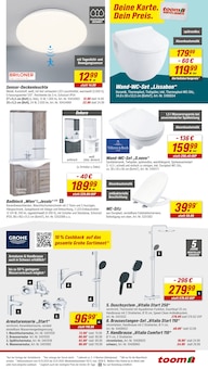 Badmöbel Angebot im toom Baumarkt Prospekt, gültig von 15.11.2025 bis 21.11.2025 Badmöbel Angebot im aktuellen toom Baumarkt Prospekt auf Seite 17