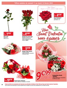 Promo Saint-Valentin dans le catalogue Cora du moment à la page 30