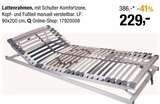 Lattenrahmen Angebote bei Opti-Wohnwelt Schweinfurt für 229,00 €