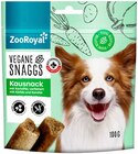 Vegane Snaggs Kausnack von ZooRoyal im aktuellen REWE Prospekt für 0,99 €