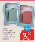 Promo-Set Lunchbox und Trinkflasche von Mepal für 9,99 € bei budni im Angebot Promo-Set Lunchbox und Trinkflasche von Mepal im aktuellen budni Prospekt
