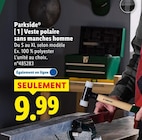 Veste polaire sans manches homme - Parkside dans le catalogue Lidl