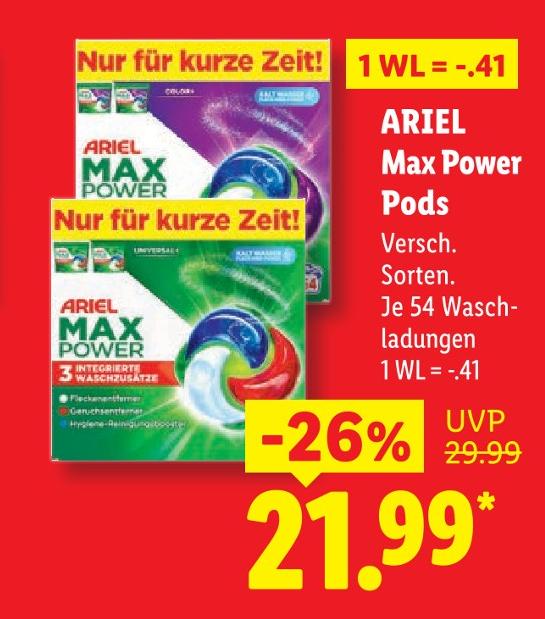 Max Power Pods