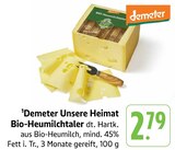 EDEKA - Unsere Heimat Bio-Heumilchtaler Angebot im Prospekt Unsere Heimat Bio-Heumilchtaler bei EDEKA im Prospekt "" für 2,79 €