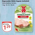 Veganer Aufschnitt im Angebot bei GLOBUS in Altenburg Veganer Aufschnitt Angebote von Rügenwalder Mühle bei GLOBUS Altenburg für 1,29 €