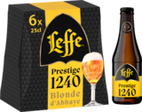 BIÈRE LEFFE PRESTIGE - ABBAYE DE LEFFE en promo chez Auchan Hypermarché Strasbourg à 5,78 €